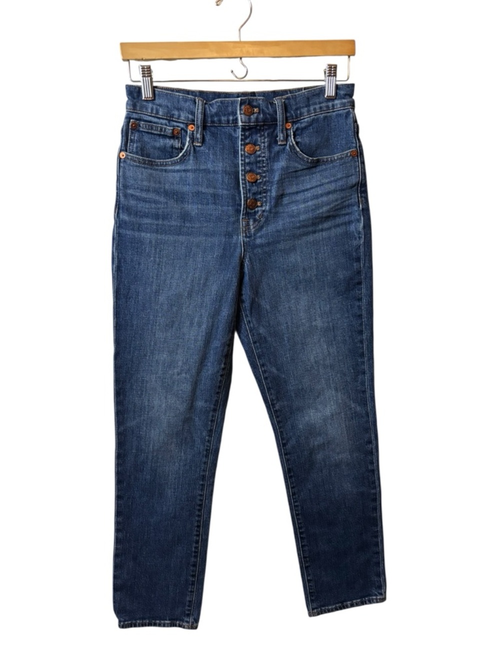 Madewell | denim blue jeans the perfect vintage crop jean 26